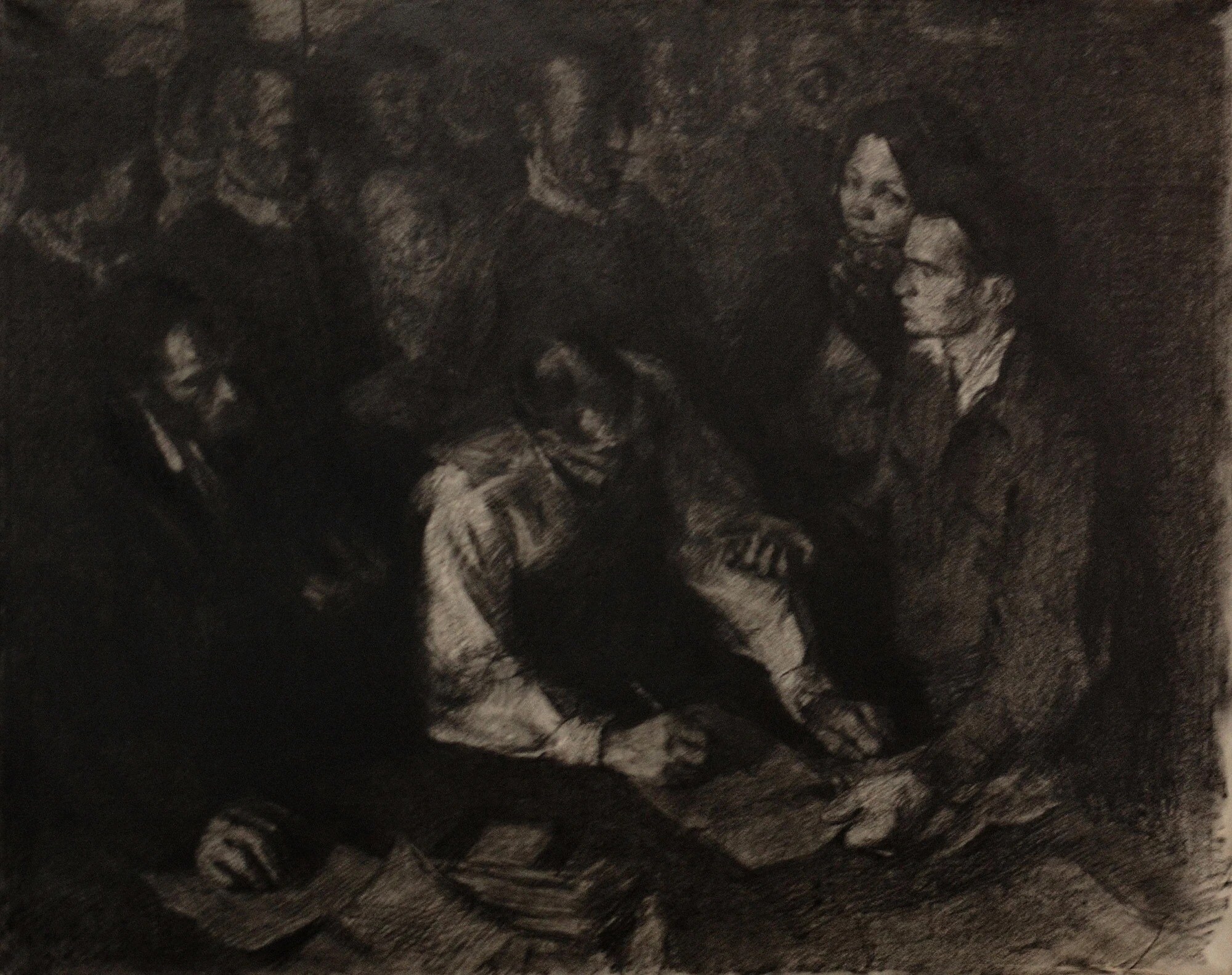 Victor Teslaru, work from the Academic Art High School period, 2014, image 6.